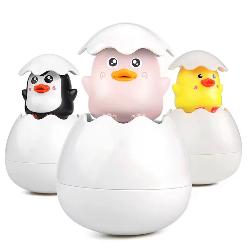 

Baby Shower Toy Bathroom Bath Dinosaur Egg Baby Spray Little Yellow Duck Shower Toy