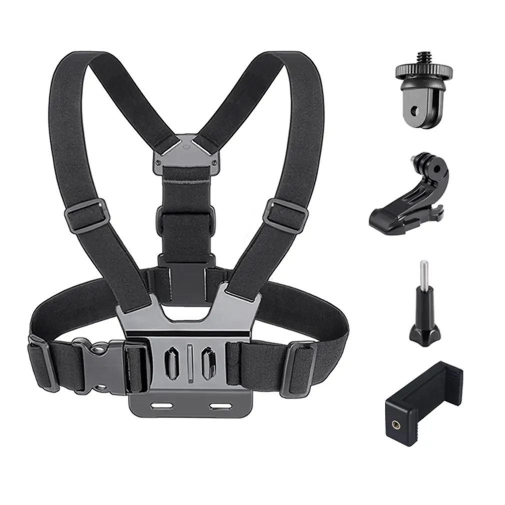 

5 In 1 Chest Strap Attachment Belt For Gopro 9/8/7/6/5 Osmo Action Camera Accessories Mountain Dog Small Outside Single