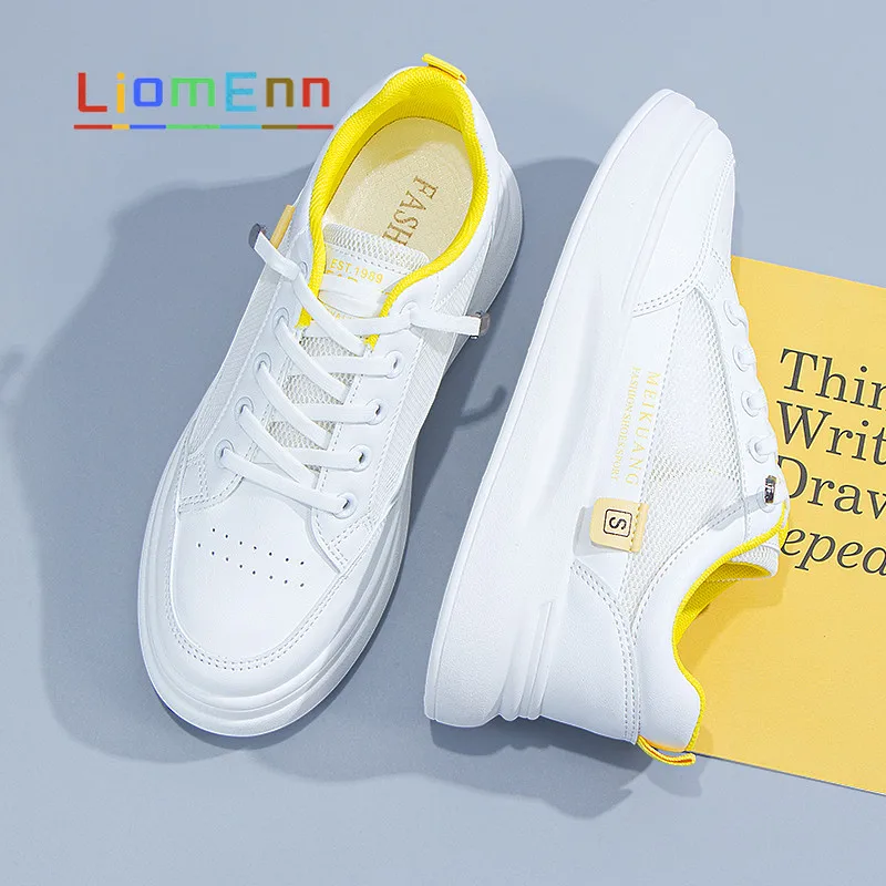 

Summer White Sneakers Women Casual Shoes 2021 Tennis Female Flat Platform Sneakers Sport Vulcanized shoes Designer basket femme