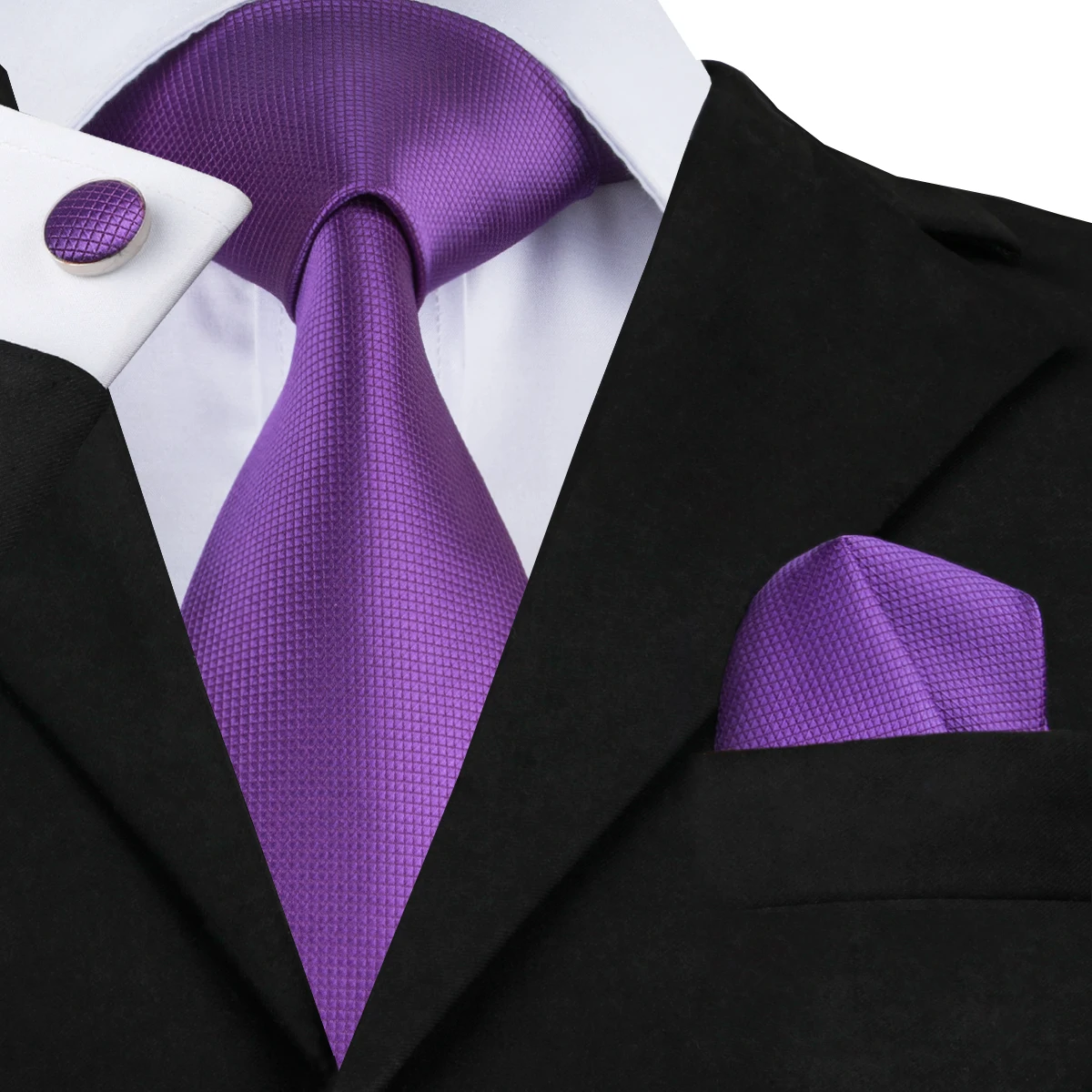 Бренд Hi-Tie, набор галстуков "пейсли", шелк, жаккард, мужской галстук, запонки, набор мужских галстуков для свадебной вечеринки - Цвет: SN281