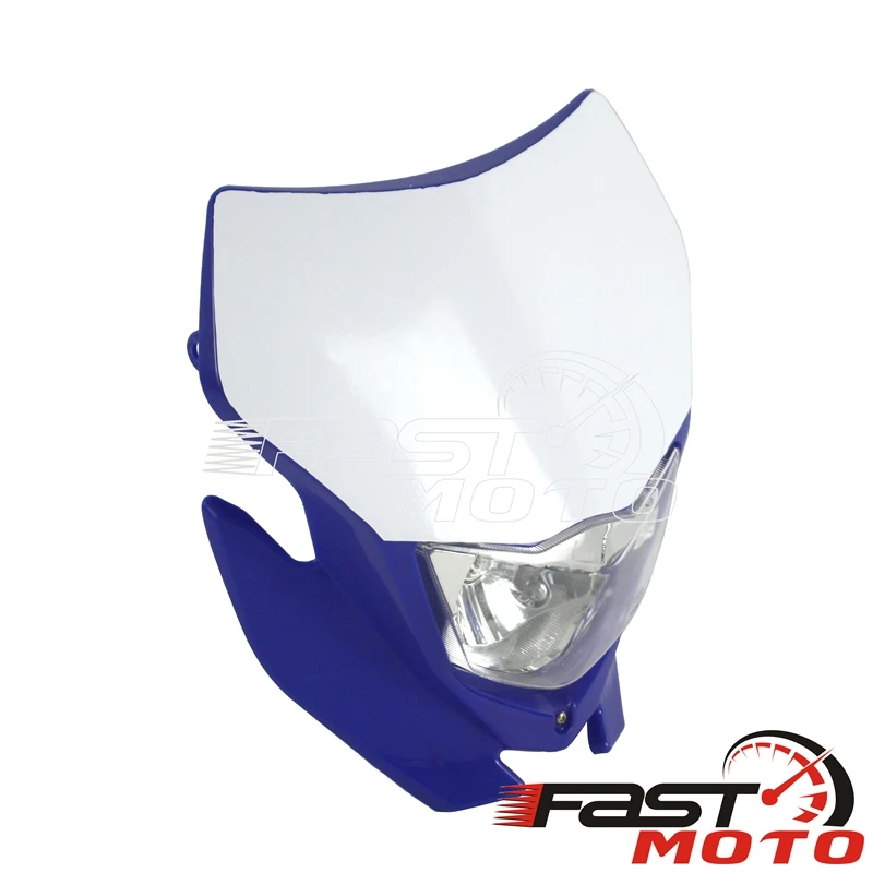 Универсальный Передний фонарь для мотоцикла внедорожного велосипеда обтекатель