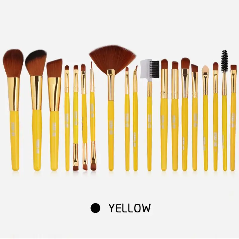 

19pcs Professional Make Up Brushes Blusher Face Powder Eyeshadow Concealer Lip Cosmetics Make Up Foundation Beauty Tools