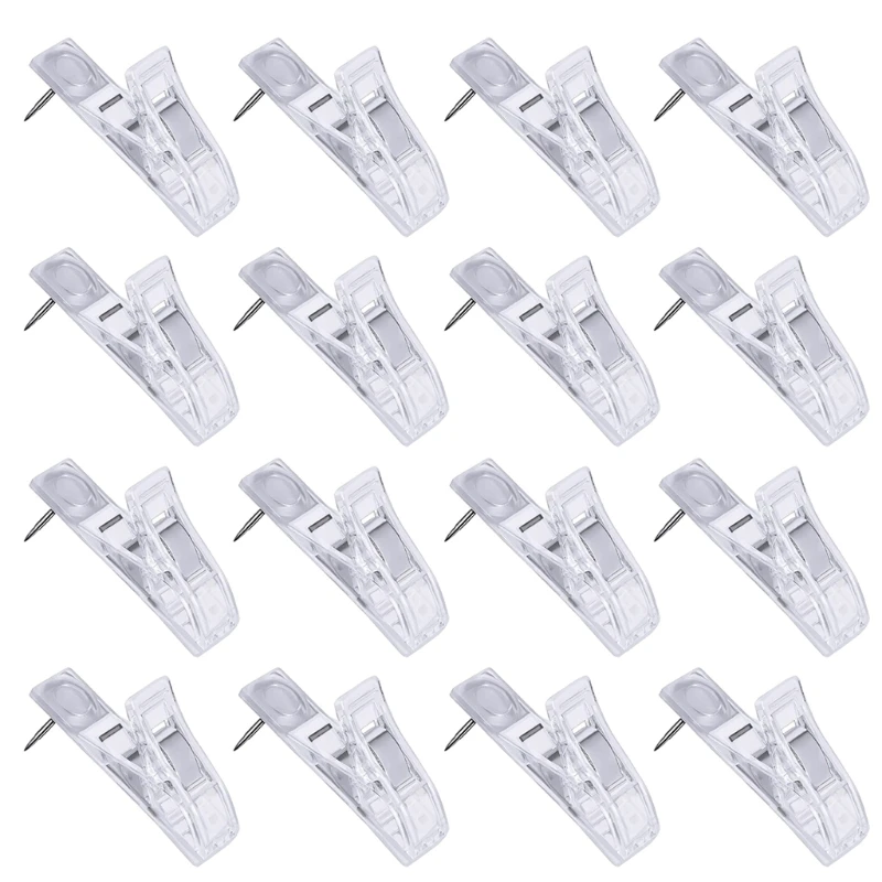 

30 шт., набор больших прозрачных кнопок для документов