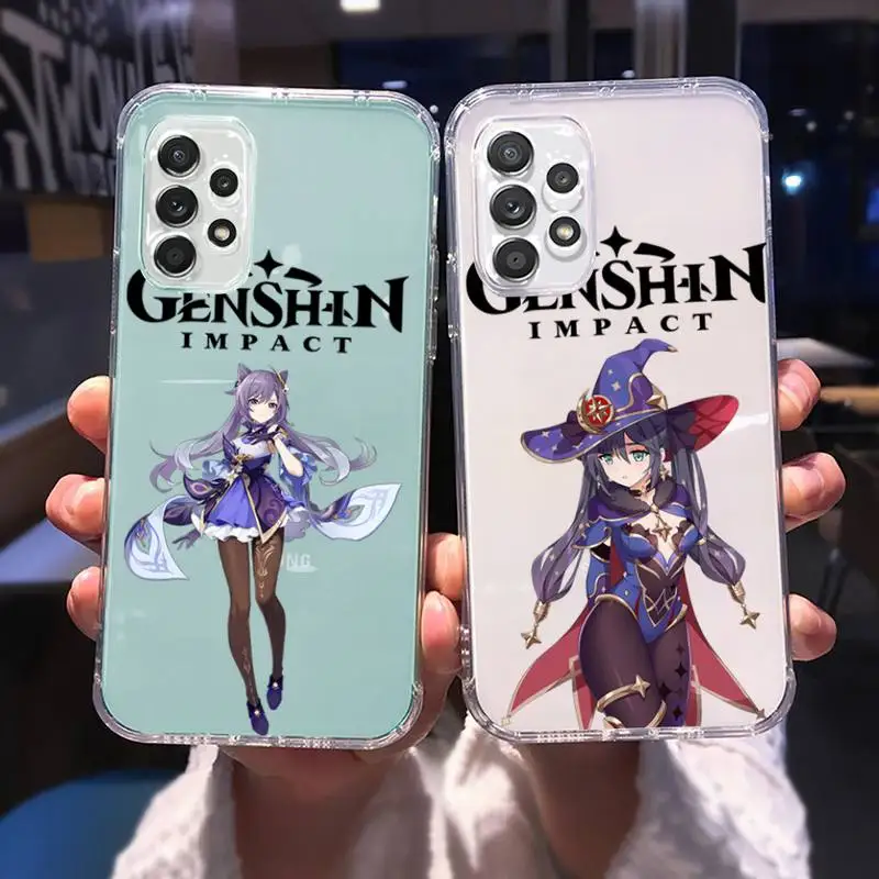 

Genshin impact zhongli Phone Case For Samsung A 51 50 52 12 21s 31 40 70 71 note S 20 10 21 ultra plus fe clear coque shell