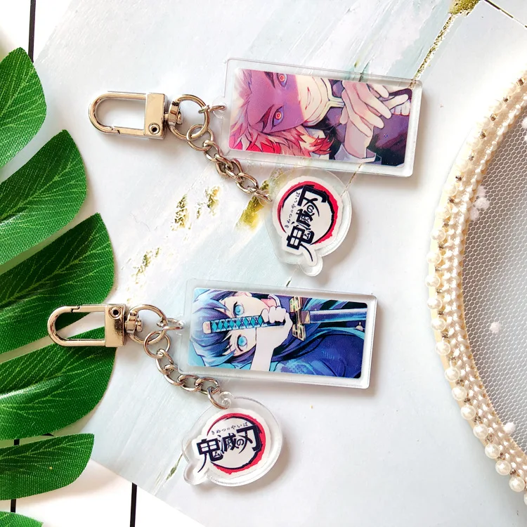 10 шт./лот аниме Рассекатель демонов: Kimetsu no Yaiba акриловые подвески Kamado Tanjirou Nezuko