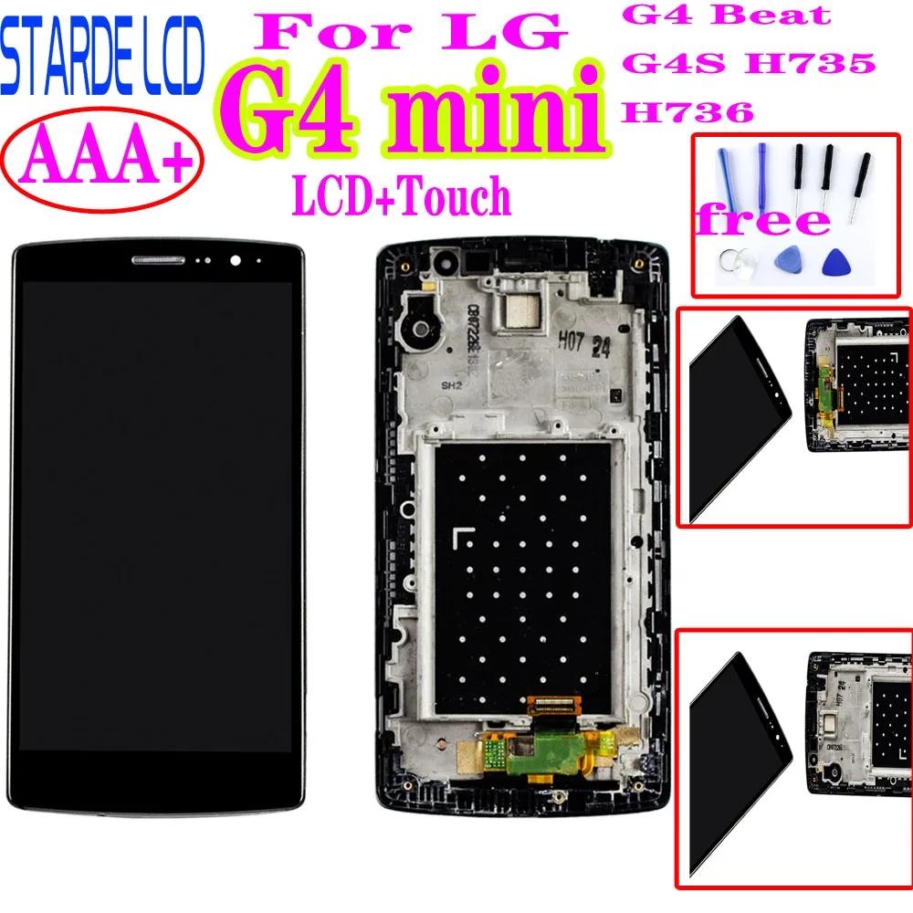 Оригинальный ЖК-дисплей для LG G4 mini Beat G4S H735 H736 ЖК-экран с сенсорным дигитайзером в