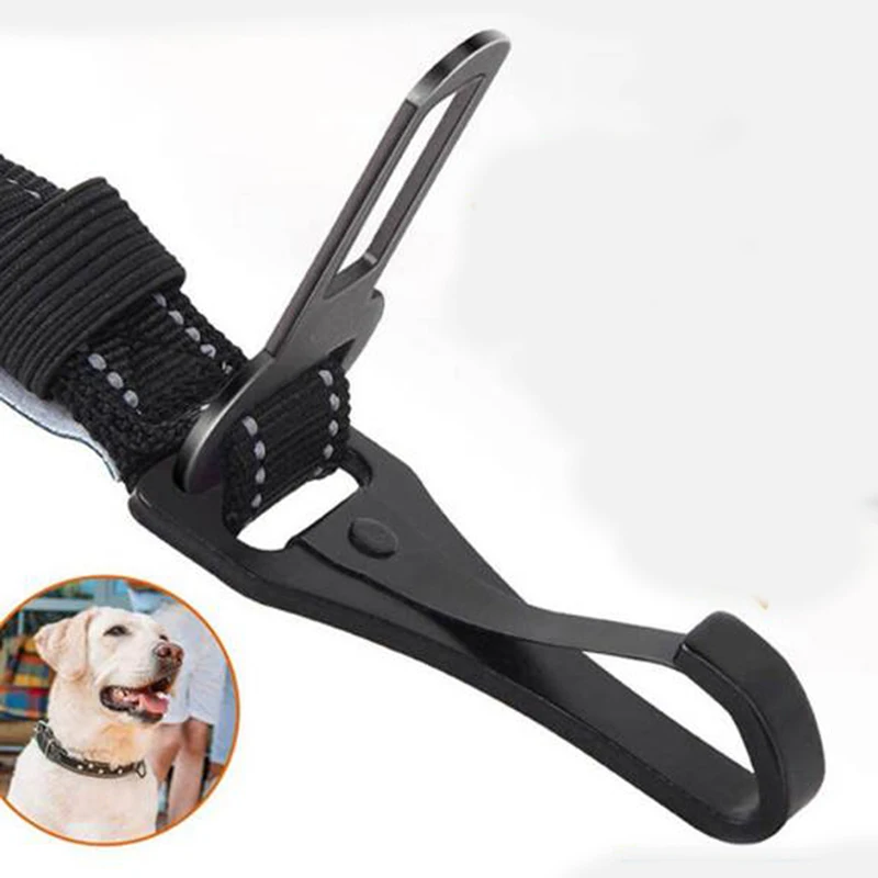 Ремень безопасности для собак и кошек регулируемый светоотражающий нейлоновый