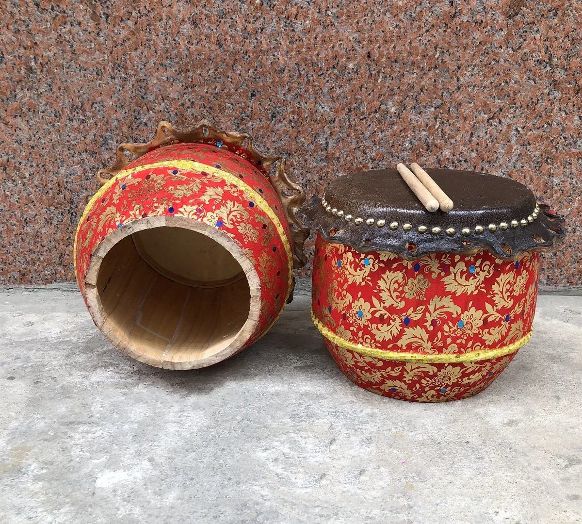 Маленький танцевальный барабан с Львом Wusuh Kungfu детский размер Львом|kungfu|drum |