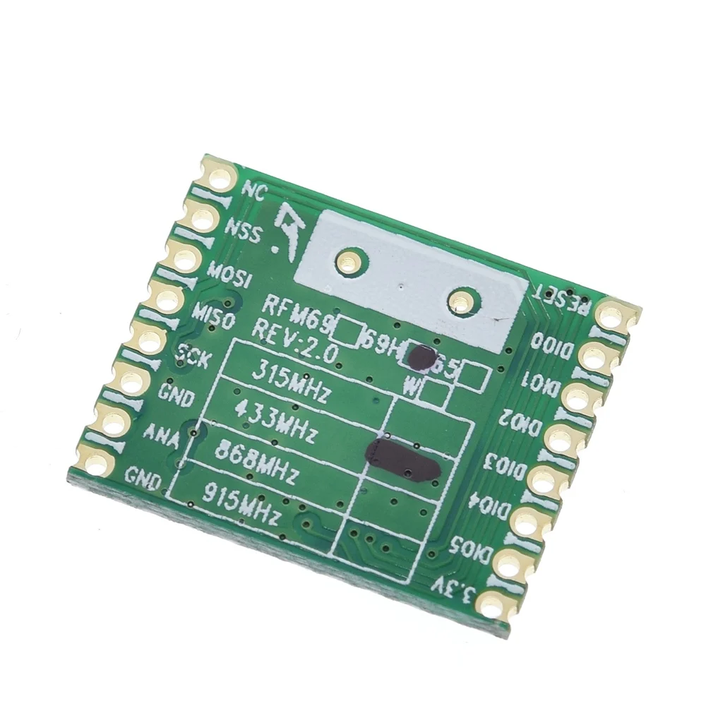 Модуль беспроводного приемопередатчика TZT RFM69HW 868 МГц/433 МГц/915 МГц + 20 дБм HopeRF 868S2