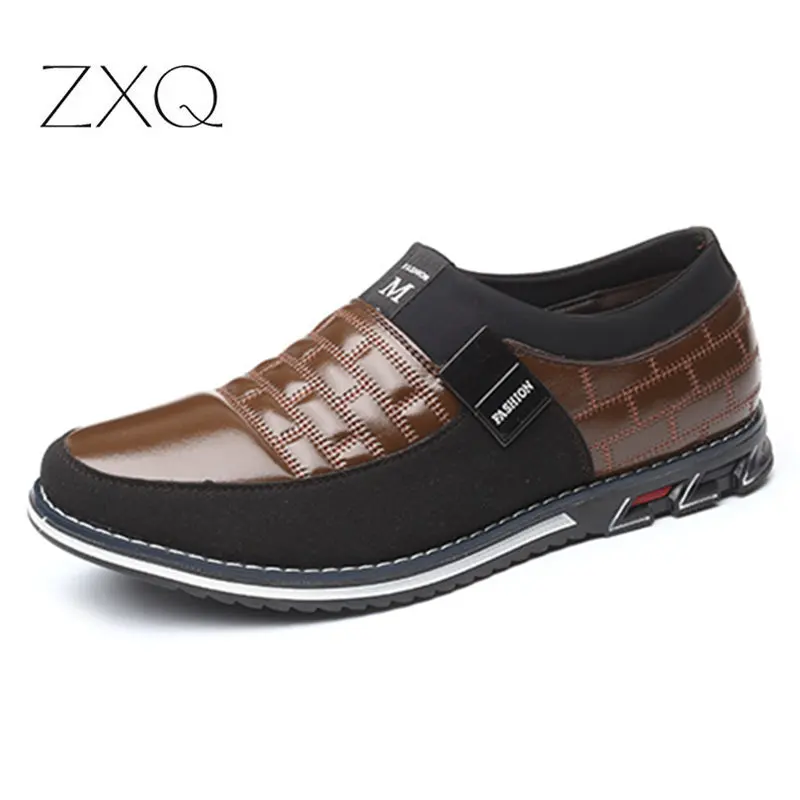 Мужская обувь из натуральной кожи повседневная бренд 2019 мужские лоферы Мокасины