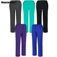mountainskin women thick warm fleece softshell hiking pants fishing camping skiing trousers water repellent windproof new va914