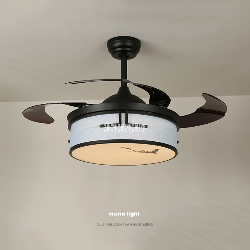 9401 42 дюймовый Китайский ретро Электрический Подвесной вентилятор с светодиодный