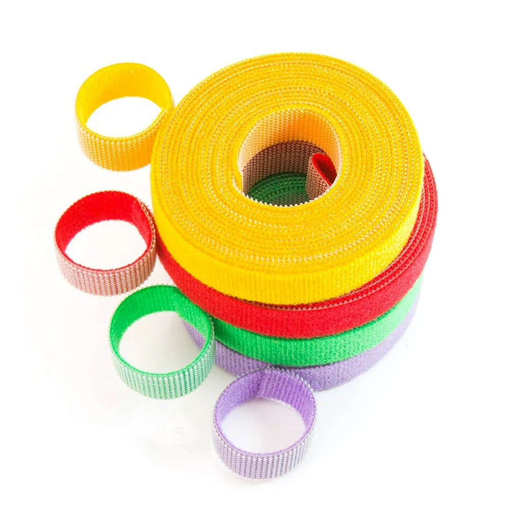 

1.5cm L5m Nylon Plant Bandage Velcro Tie Garden Plant Shape Tape Nylon Plant Bandage Ultra Thin Velcro Tie Garden Accessories