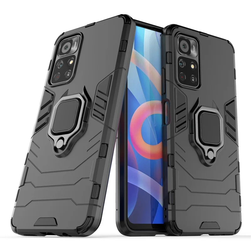 For Cover Poco M4 Pro 5G Case For Poco M4 Pro Capas PC Bumper Shockproof Holder Magnetic Cover For Xiaomi Poco M4 Pro 5G Fundas