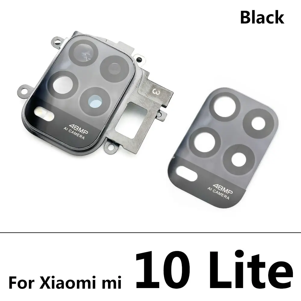 Корпус задняя камера стеклянный объектив с крышкой Рамка Держатель Для Xiaomi Mi 11 Lite