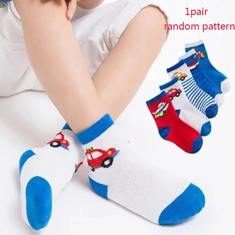 random 1pairs socks 27, футболки с длинными рукавами и рисунком самолета для маленьких мальчиков 2-9 лет, осенняя футболка для детей-подростков, топ для маленьких детей с изображением парохода - Цвет: random 1pairs socks