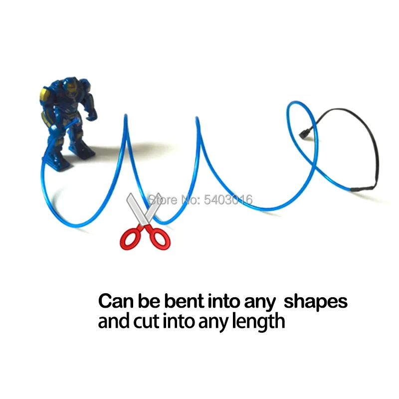 Горячая EL неоновый флуоресцентный костюм вечерние принадлежности для косплея Wire