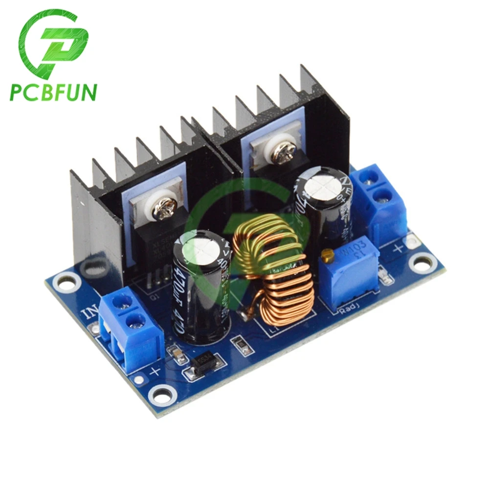 XL4016 PWM Регулируемый понижающий доска Питание модуль DC-DC преобразователь 4V-36V до 1 25