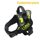 Идентификационная бирка для собаки K9, жилет с именем собаки, с индивидуальными ярлыками, светоотражающие ярлыки, персонализированные товары для домашних животных