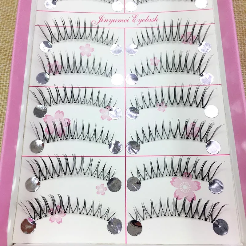 YOKPN новинка заточенные накладные ресницы натуральные густые завитые v-образные