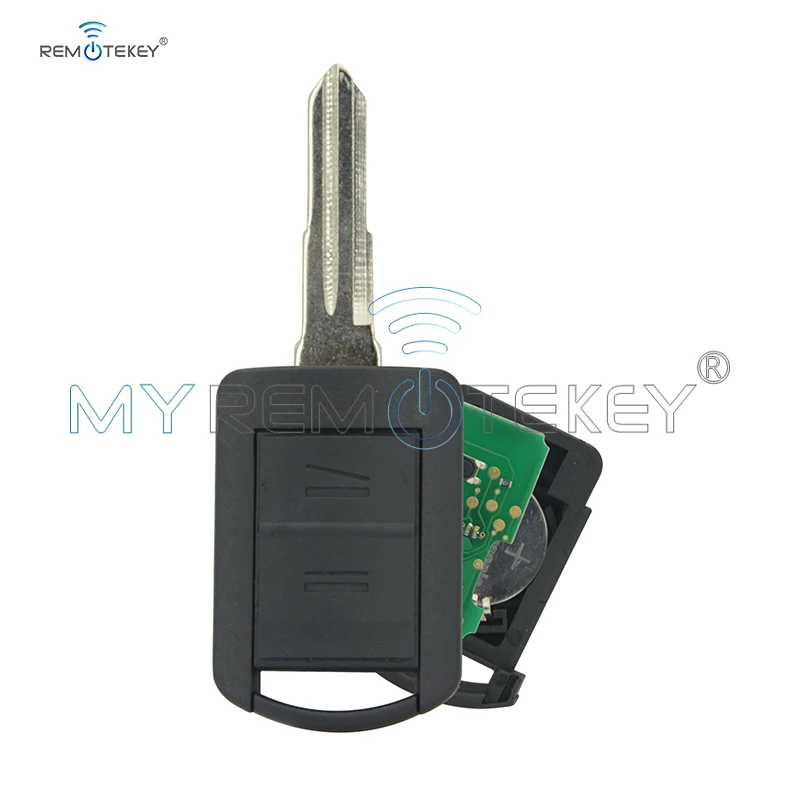Автомобильный ключ Remtekey для Vauxhall Opel Corsa Agila Meriva Combo 2 кнопки 434 МГц YM28 лезвие с 40