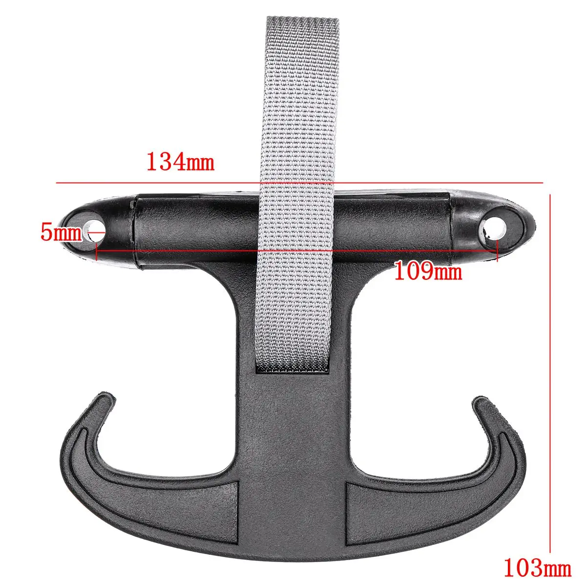 Черный автомобильный грузовой крючок для сумки в багажник держатель вешалка VW
