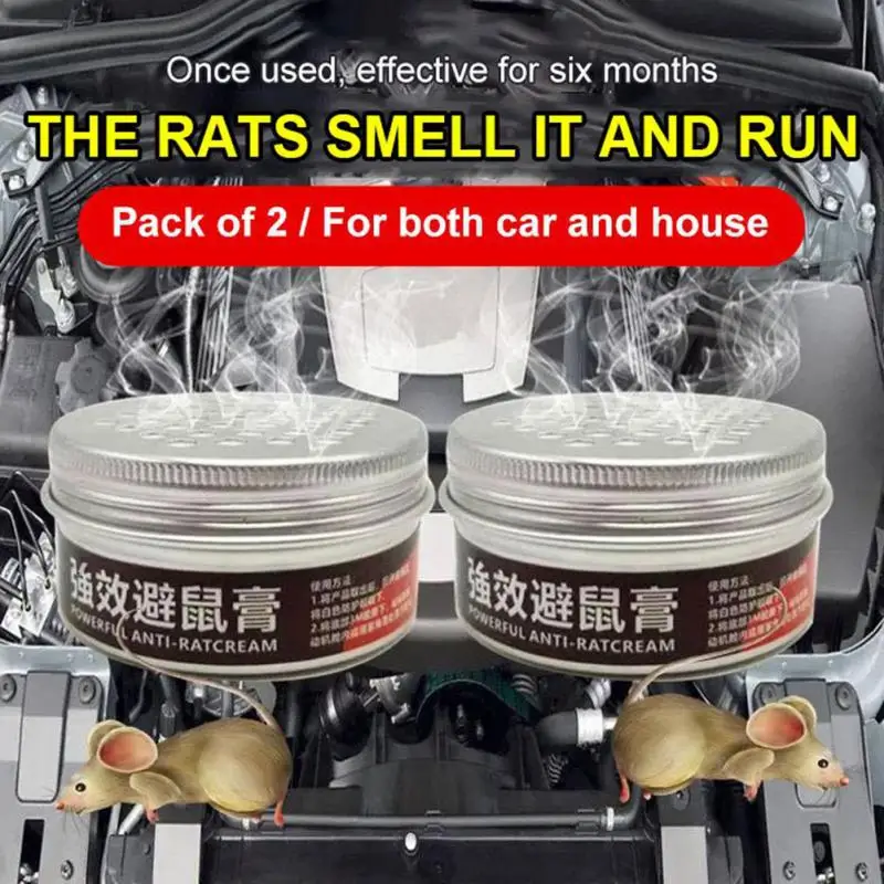 

120ml Natural Harmless And Chemical-free Strong Rat Repellent Cream Rodent Repellent Rat Repellent Gel For Mice Cockroaches