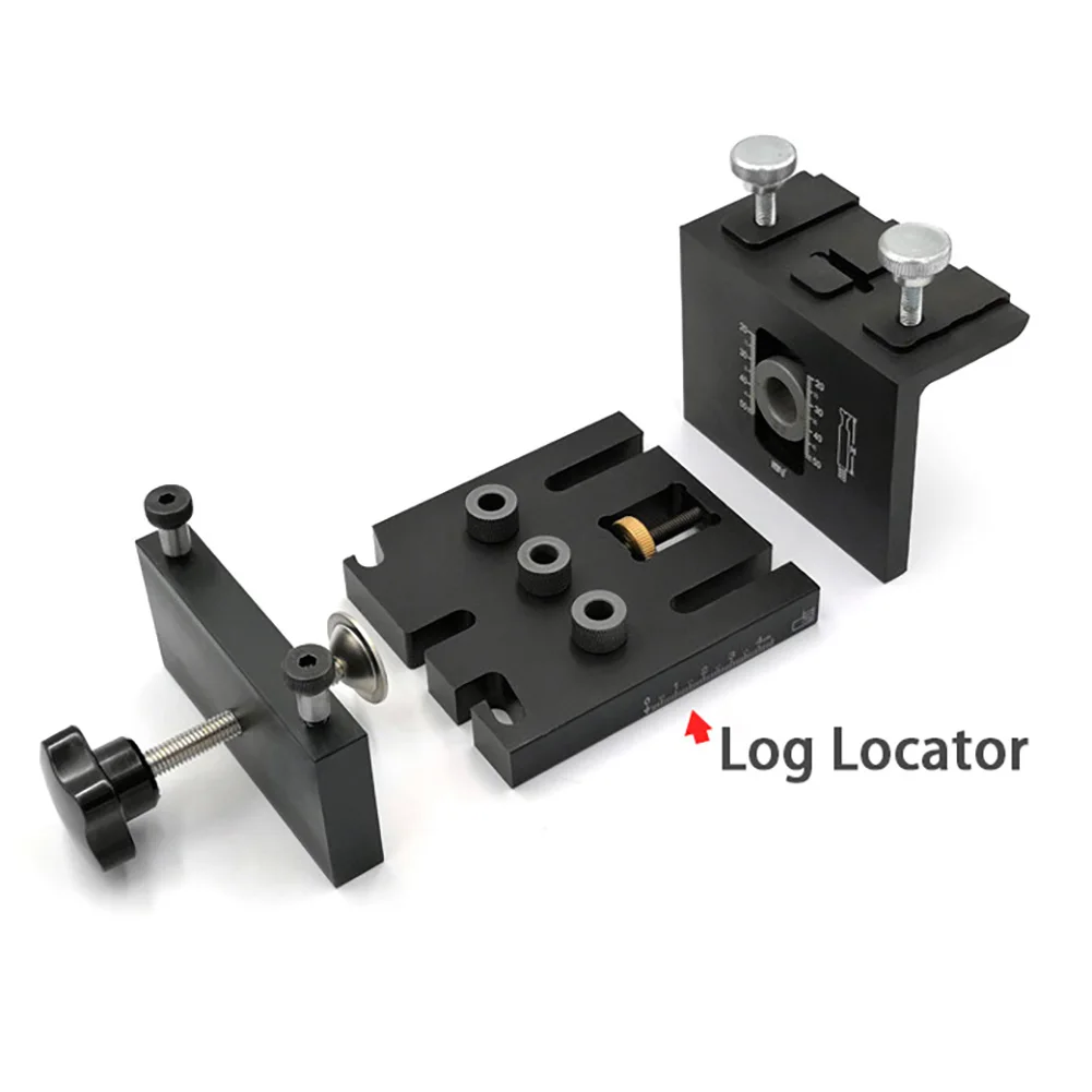 Набор направляющих для сверления дюбелей 3 в 1 с зажимом позиционирования