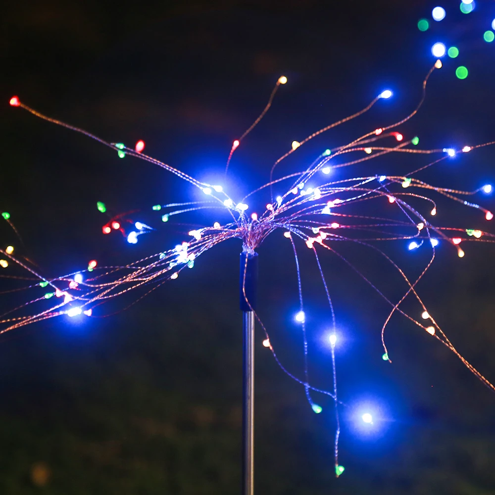 На солнечной энергии Открытый трава Глобус лампа-одуванчик 90/120/150 светодиодный