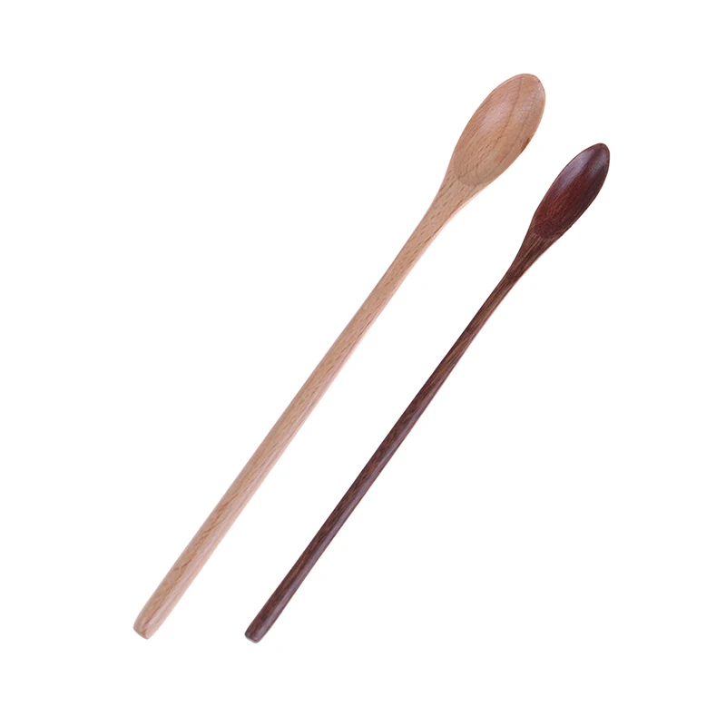 2019 высокое качество деревянные ложки с длинной ручкой SpoonPure ручной работы мед