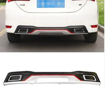 Для TOYOTA COROLLA ABS задний бампер диффузор защитные бамперы для- COROLLA набор бампер задний спойлер - Цвет: Лаванда