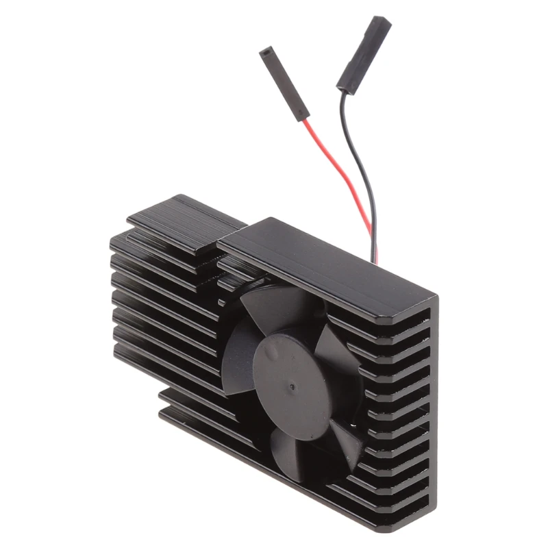 

77JC CNC Extreme Cooling Fan Heatsink Kit For Raspberry Pi 4B / 3B+ / 3B Plus / 3B