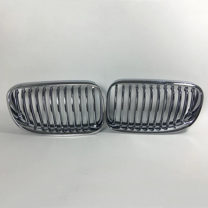 

Front Full Chrome Bumper Grills Cover Grilles For BMW E90 318i 325i 330i 335i 320i 328i