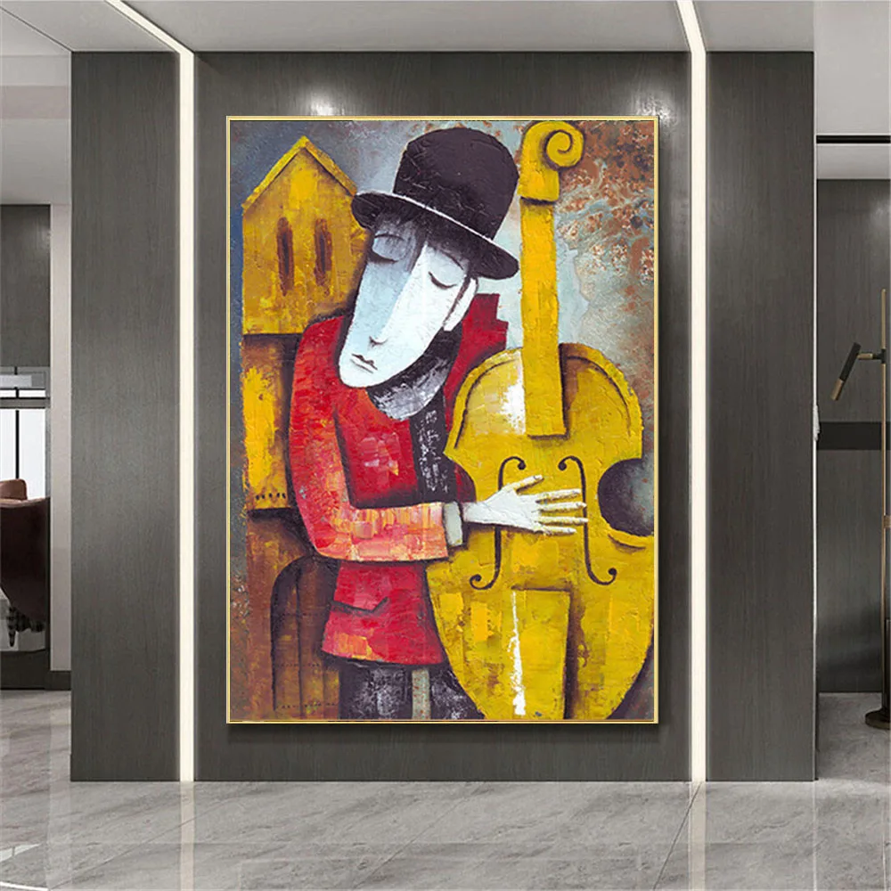 

Hot selling 100% Hand Painted Picasso oil painting modern abstract canvas paintings for home living room bedroom corridor decor