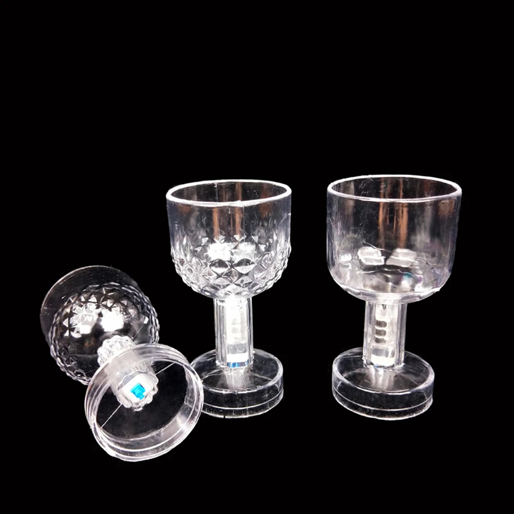 LED Flashing Color Change Water Activated Light up Beer Whisky 50ml Drink Cup Smooth design drink glass cocktail party novelty | Дом и сад