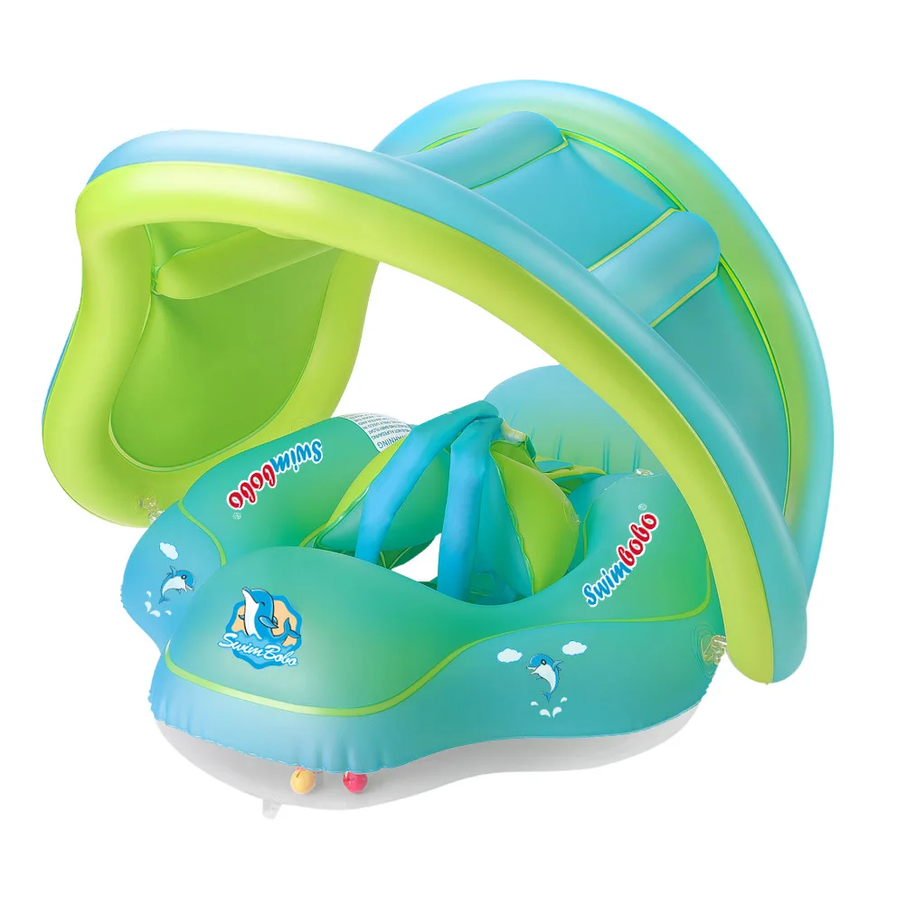 

New Upgrades Baby Swimming Float Inflatable Infant Floating Kids Swim Pool Accessories Circle Bathing Toddler Rings Summer Toys