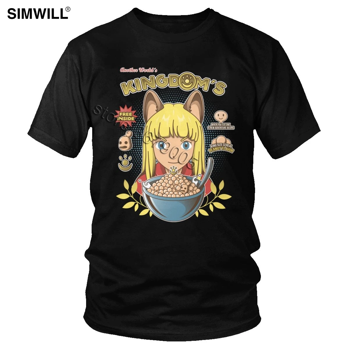 Новинка новая футболка для мужчин хлопок другое мировое Королевство Эван с