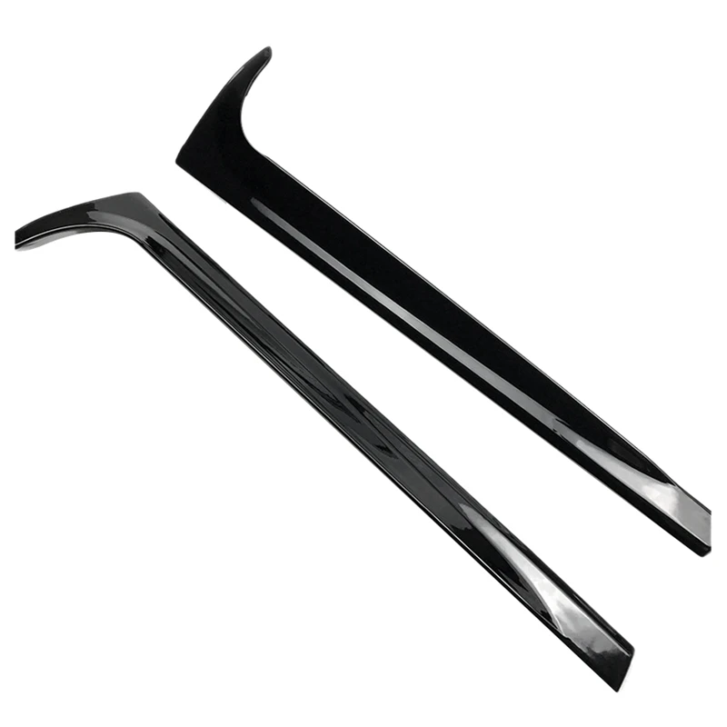 Для Polo 2019 + Автомобильный боковой спойлер задняя наклейка на крыло Tirm ABS глянцевый