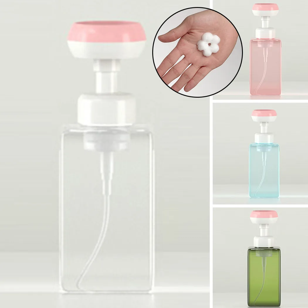 Мыльная пустая бутылка 450 мл для ванной диспенсер Цветочная пена рук дома | Дом и