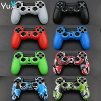 yuxi anti slip silicone protective skin case for sony playstation dualshock 4 ps4 ds4 pro slim controller rubber cover