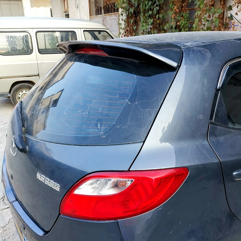 

Высококачественный спойлер для заднего крыла хэтчбека для Mazda 2 M2 2009to 2014, ABS спойлер из материала грунтовка или любого цвета для Mazda