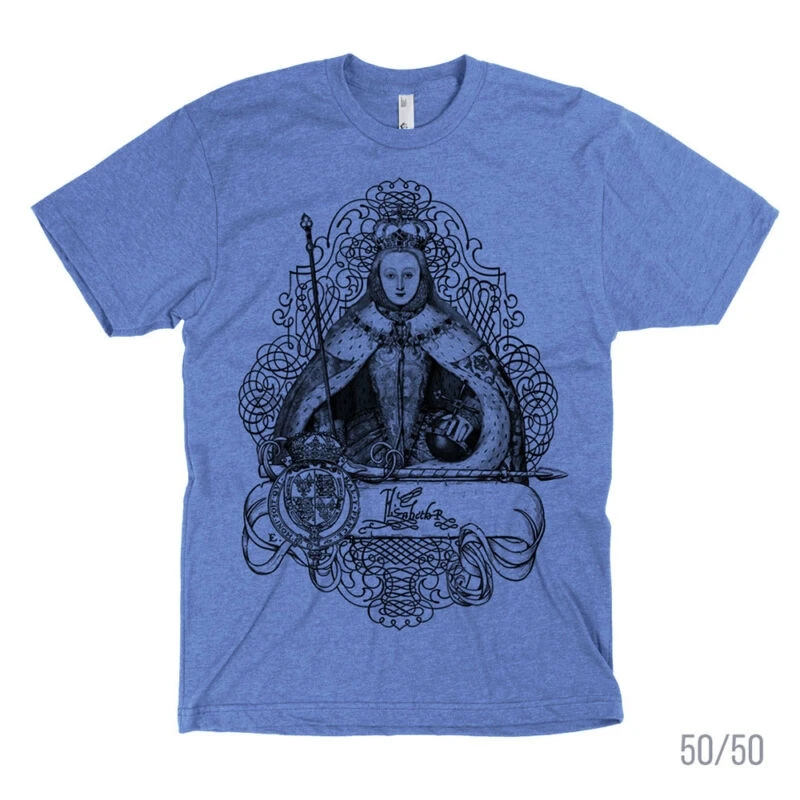 Queen Elizabeth I in Coronation Robes мужская унисекс футболка XS 3XL|Мужские футболки| |
