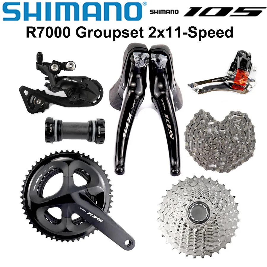 

SHIMANO 5800 105 R7000 Groupset 105 5800 Derailleurs ROAD Bicycle 50-34 52-36 53-39T 165 170 172.5 175MM 28T 30T 32T 34T