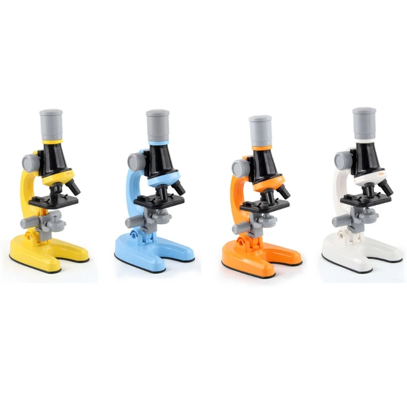 

Science Kits for Kids Microscope Beginner Biological Microscope STEM Kit with LED 100X, 400x, and 1200x Magnification