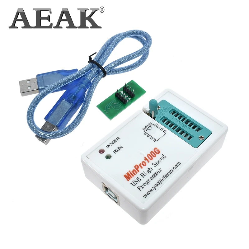 AEAK MinPro100E MinPro100G BIOS программист в FLASH SPI 24/25/95 считывание и запись USB памяти