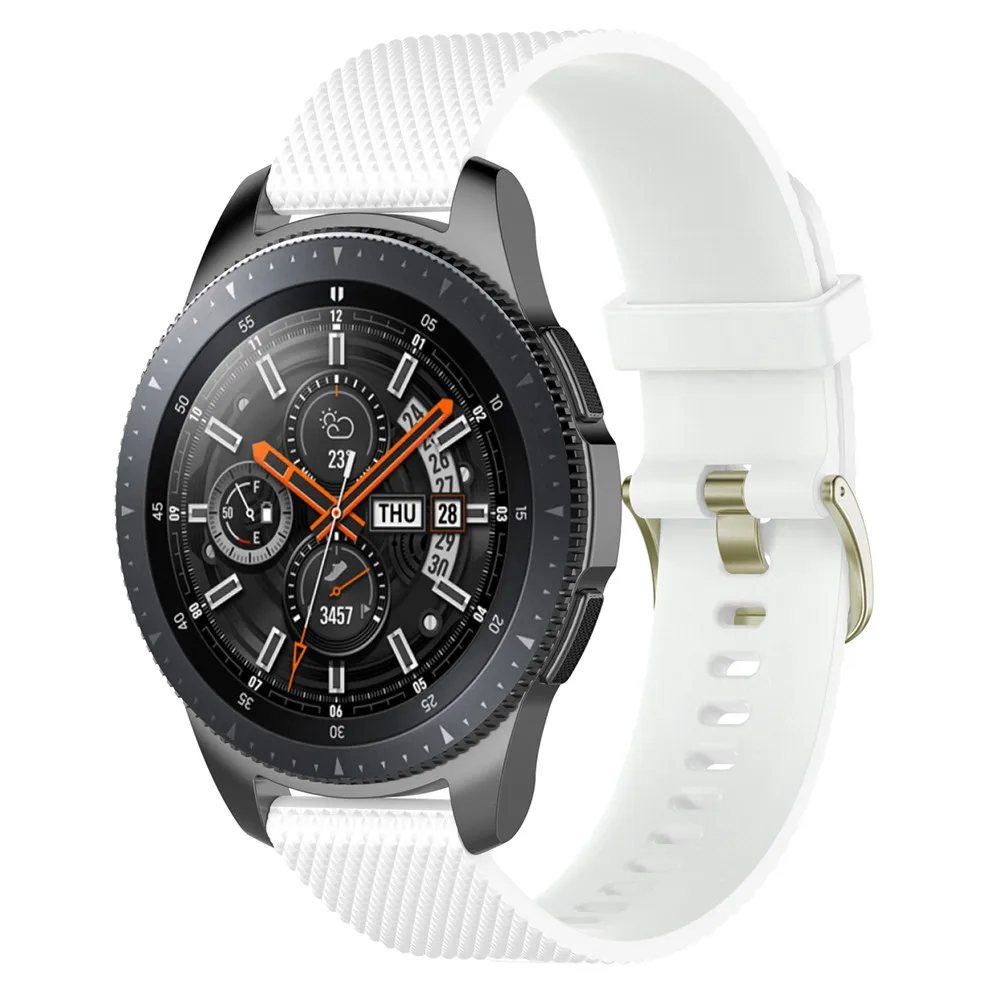 Силиконовый ремешок для наручных часов Samsung Galaxy Watch 46mm SM-R800 Xiaomi Huami amazfit 2 stratos LG W100