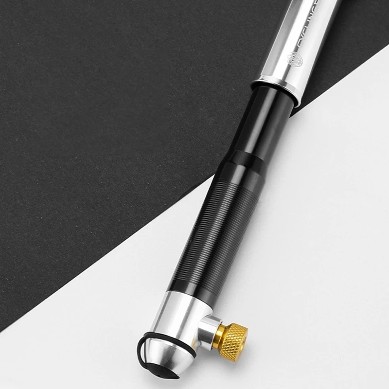 

Mini Portable Retractable Bike Pump Manual Reliable Compact and Light Bicycle Ball Air Pump for Road Mountain Bike
