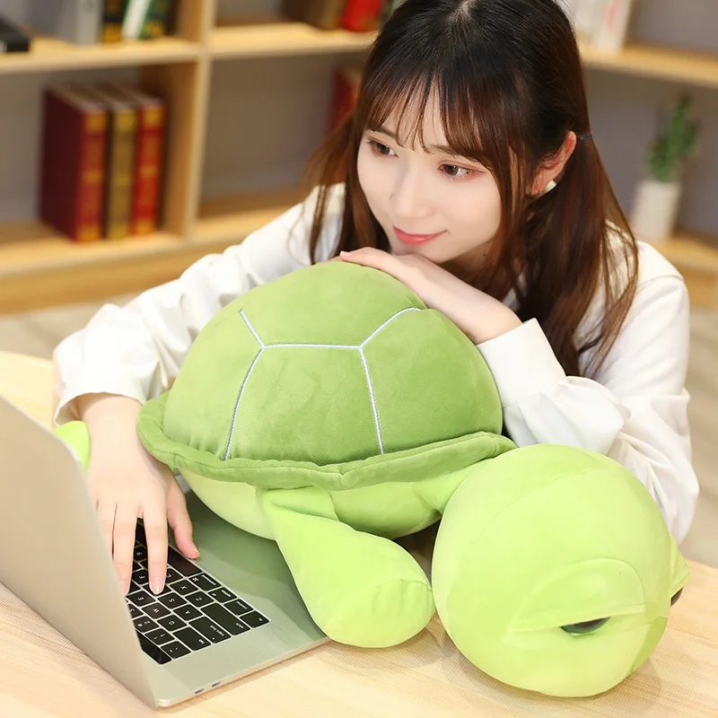 

Huggable Cartoon New Lovely Tortoise Plush Toys Stuffed Sea Turtle Animal Doll Soft Nap Pillow Toys for Children Gift for Girls