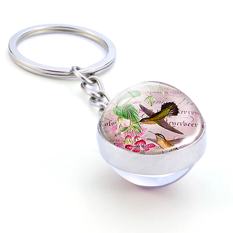 Брелок для ключей с изображением птицы Робина из Красной груди модные аксессуары