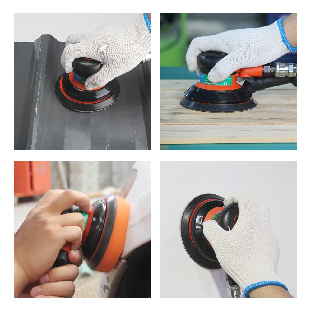 FivePears пневмошлифмашинка для авто пневматическая 125MM Вакуумная орбитальная